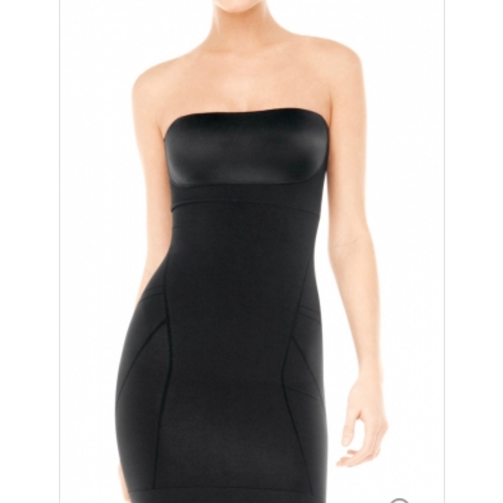 Spanx Slimmer & Shine Strapless Slip, Size Large